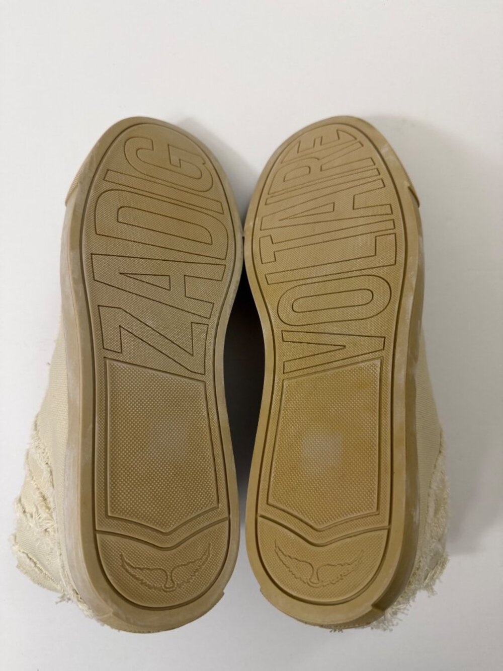 NWB Zadig & Voltaire High Flash Canvas High Top Sneakers Flash Size 41 - Picture 5 of 7